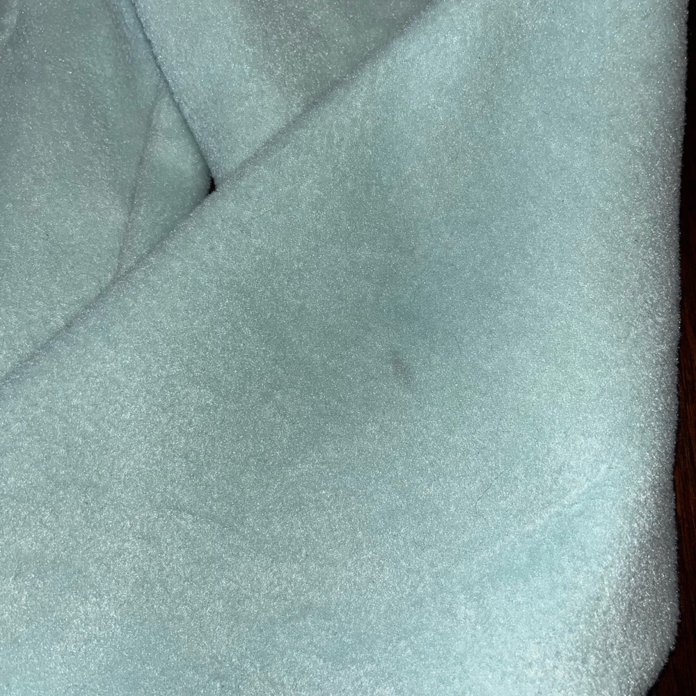 Columbia Benton Springs Full Zip Fleece Jacket Women’s XS Mint Blue Small Spot - Picture 8 of 12